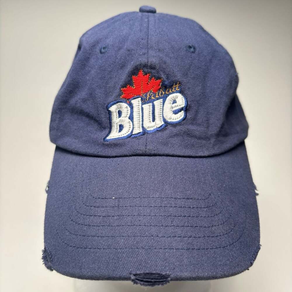 Labatt Blue Beer Distressed Baseball Hat